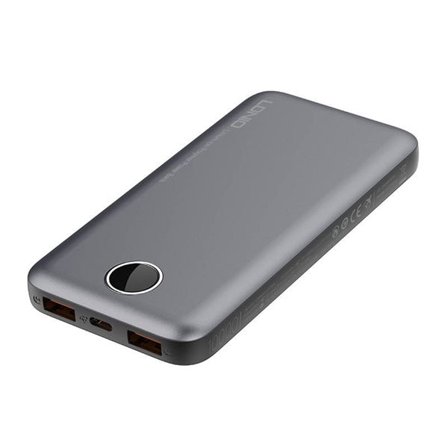 Powerbank LDNIO PQ10, 2xUSB, 22,5W, 10000mah (Grå)