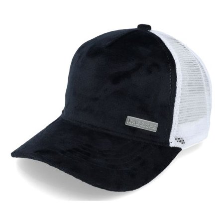 Maggiore - Svart trucker Keps - Unlimited Black/White Net Trucker @ Hatstore
