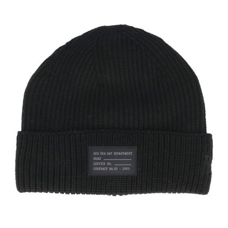 New Era - Svart cuff Beanie - Wool Mix Watch Black Cuff @ Hatstore