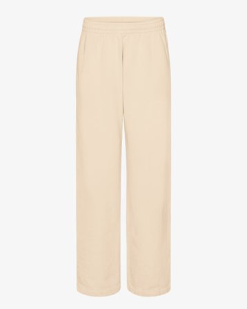 Organic Straight Leg Sweatpants - Ivory White