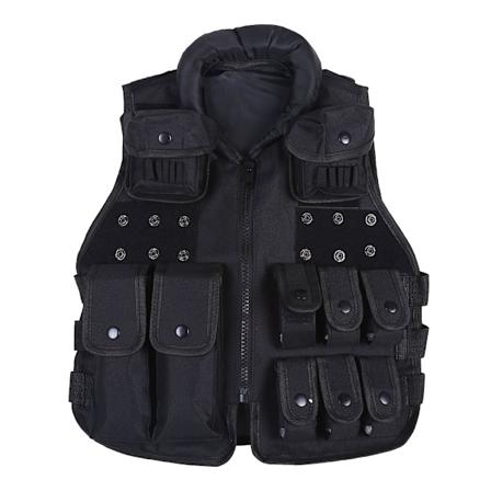 Barnas Taktisk Militær Hær Kamp Treningsspill 600D Nylon Vest