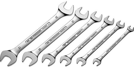 Facom 44.JU6 U-nyckelsats 6 delar, tum, Handverktyg