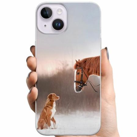 Apple Iphone 14 Tpu Mobilskal Häst & Hund