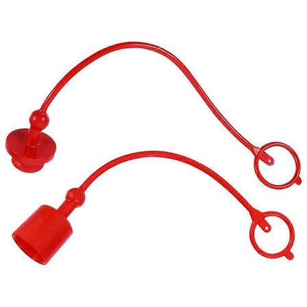 2 sarjaa kestäviä 1/2" NPT-liittimiä pölysuojuksilla, hydraulinen pikaliitin