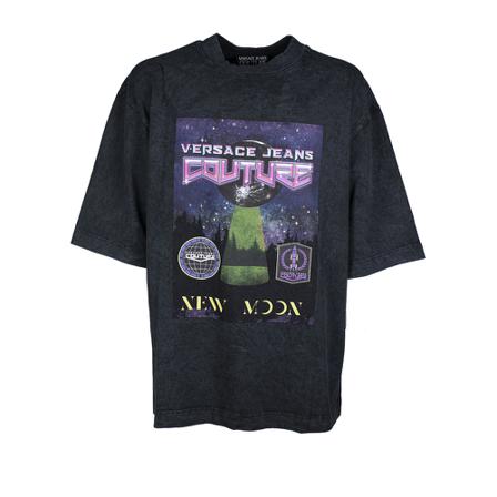 Versace Jeans Couture, T-Shirts Szary, Mężczyzna, Rozmiar: L