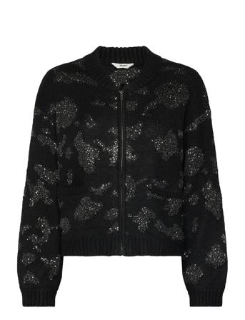 Objalora Knit Re L/S Cardigan 135 Black Object