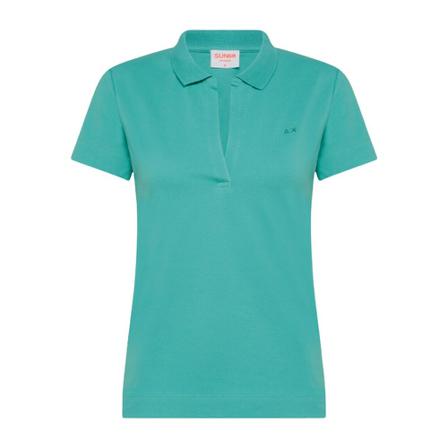 Sun68 A32204 Short sleeves polo Grøn, Dame