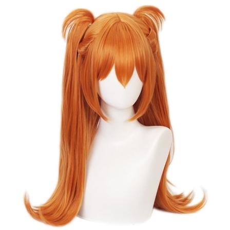 2023-2 farver Asuka Langley Soryu Cosplay parykker Lang brun