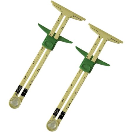 2 stk 5-i-1 skyvelære måleverktøy for sying