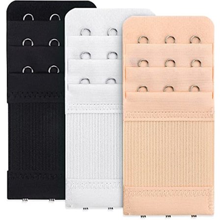 3 st Kvinnors BH-förlängare 3 krokar 3 rader Dam BH-förlängning