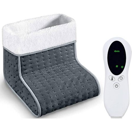 Fotvärmare med Plyschfoder, Elektrisk Fotuppvärmning med 3