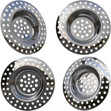 14g vaskfilter, Sæt med 4, til alle DRAINS, Køkkenvaskfilter, S