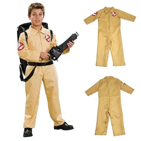5-11 år Børn Drenge Piger Ghostbusters Bodysuit Fancy Dress Kostumer Fest Fødselsdag Halloween Cosplay Jumpsuits Gaver 5-6Years