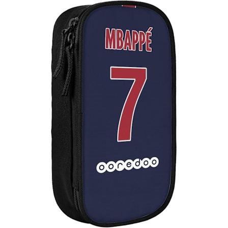 #7 Mbappe #10 Stor kapacitet pennfodral för kontor College Stor förvaring Hög kapacitet Väska Påse Hållare Box Makeup Väska BD-0033-WELLNGS style5