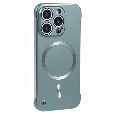 för iPhone 16 Pro Max Skal Kompatibelt med MagSafe Hårt PC Ramlöst Telefonskydd-WELLNGS