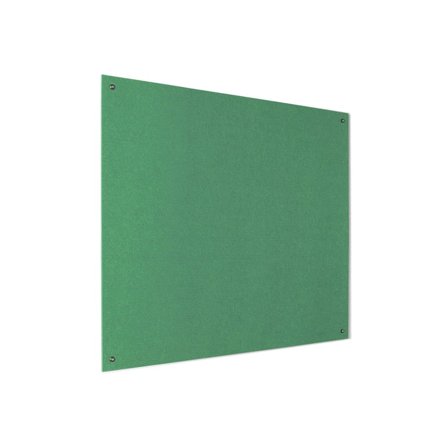 Recycled fire-retardant noticeboard, 1500x1200 mm, green
