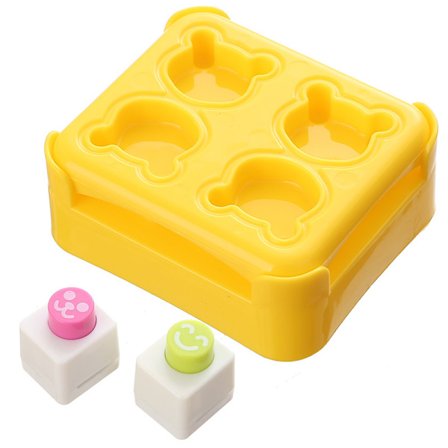 Barnens ris- och grönsaksrulleform söt mini björn sushiform risformare lökform bento tillbehör Nori sjögrässtans DIY köksredskap