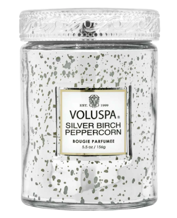 Voluspa Silver-Birch-Peppercorn Duftlys Small 50t