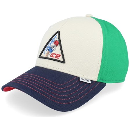 Djinns - Bílá adjustable Kšiltovka - Basic Cap Food Rocket Ice Fossil Adjustable @ Hatstore