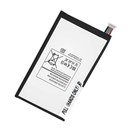 Internt batteri til Galaxy Tab 4 8.0 Kapacitet 4450mAh Perfekt kompatibel Vit