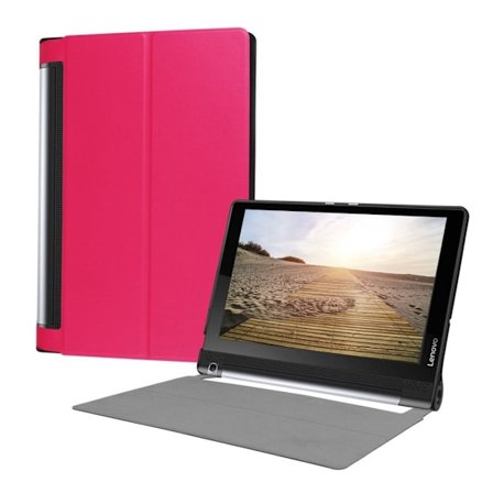 Lenovo Tab 3 Plus 10 PU-flipfodral i läder - Ros