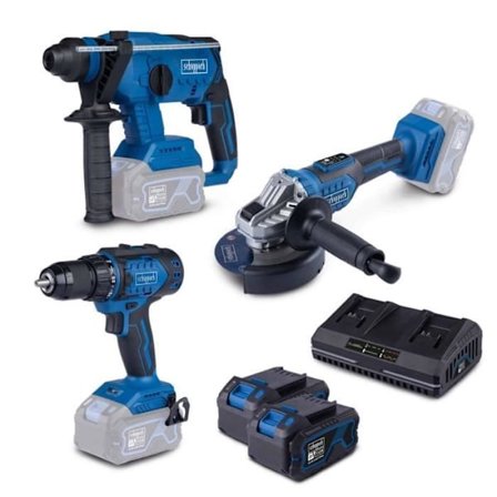 Combot kit 5 verktyg: c-dd45-x + bc-ag125-x + sdbc4.5A + 2 x sbp4.0 + bc-rhd230-x