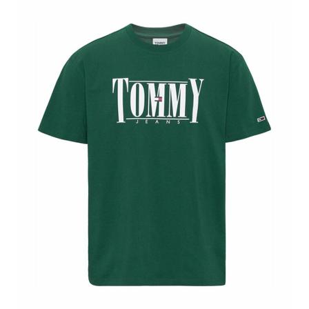 Tommy Jeans Big logo t-shirt Grøn, Herre