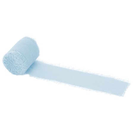 Chiffonbånd Lyseblå 40 mm 3-pak