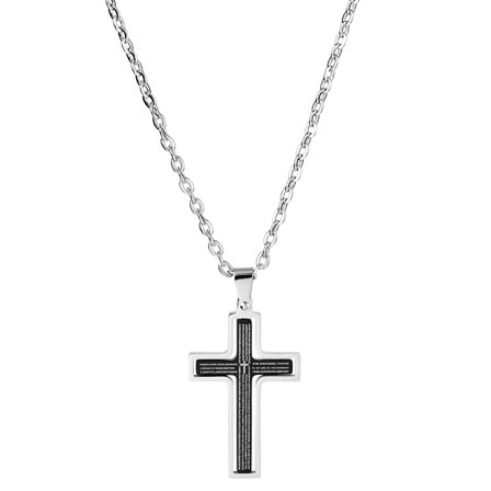 Revolving Cross Necklace for Men - Steel necklaces
