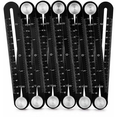 12 Fold Aluminium Legering Lineal Multi Vinkel Måle Linealer Keramiske Fliser Åbningsværktøjer