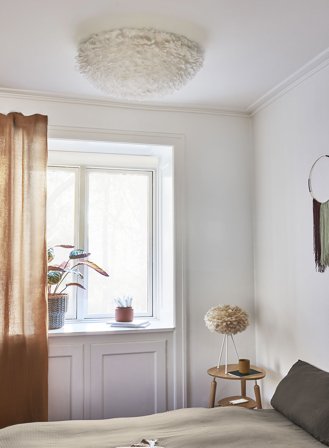 Eos Up taklampe Ø70 - hvit