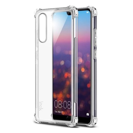 IMAK Huawei P20 Pro mobilskal TPU material hudkänsla samt explosionssäkert skärmskydd - Transparent