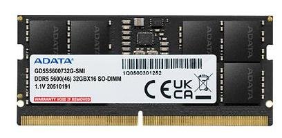 ADATA Gold Speichermodul 32 GB 1 x 32 GB DDR5 5200 MT/s