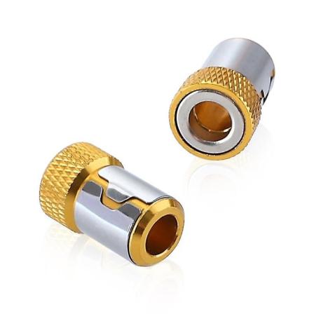 Magnetisk Skrue Ring Legering Bit Magnetiseringsring Multifunktionelt Håndværktøj Tilbehør 5stk Gul