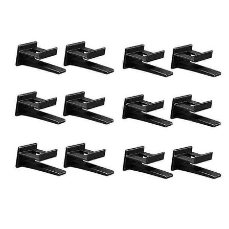 Selvklæbende Hattehylde Display Kroge Til Væg & Dør (12 Pak) Baseball Kasket Holder, Skab & Opbevaring Org