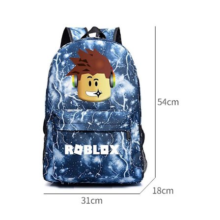 Roblox printed ryggsäck ryggsäck skolväska .