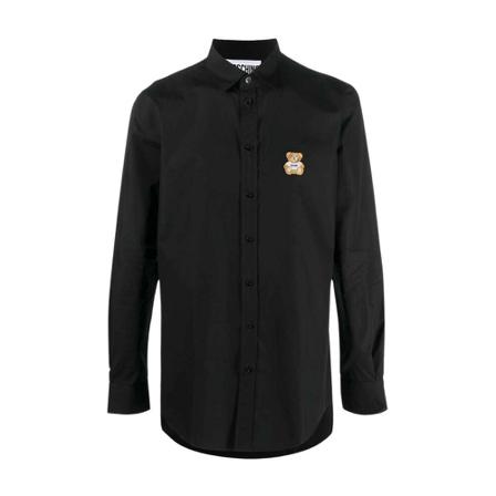 Moschino - Skjortor - Svart - Herr - Storlek: 2xl, Herr, Storlek: 2XL