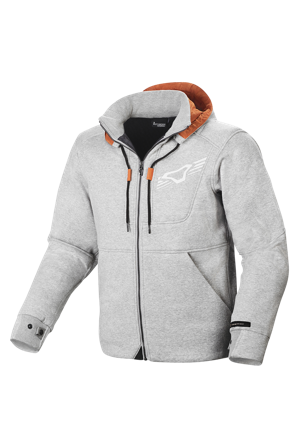 Motorradhoodie Macna District Grau 4XL