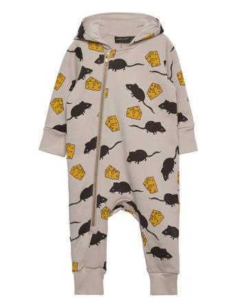 Mouse Aop Sie Långärmad Bodysuit Multi/mönstrad Mini Rodini