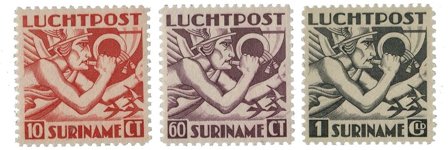 Suriname 1941 - NVPH LP20/22 - Postfrisk