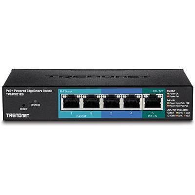 TRENDnet TPE P521ES - switch - 5 porter - smart - TAA-samsvar