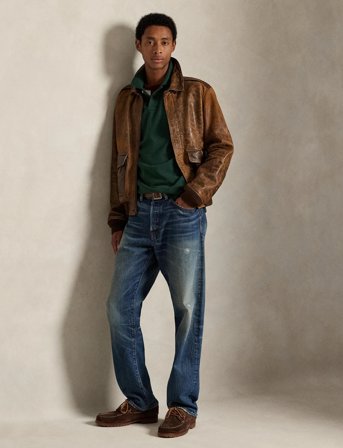 Polo Ralph Lauren Slim Fit Mesh Long-Sleeve Polo Shirt - Green - XXL