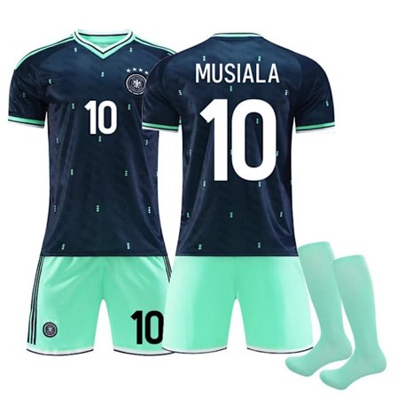 Tyskland bortatröja 25/26 - Komplett set inklusive strumpor NO.10 MUSIALA NO.10 MUSIALA