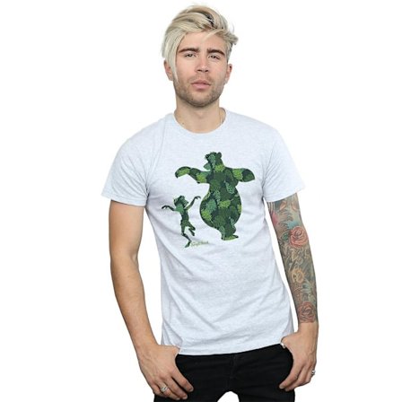 Jungle Book Herr Mowgli Och Baloo Dans Bomull T-shirt XL Vit