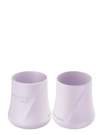 Silic Baby Cup 2-Pack Light Lavender Everyday Baby Purple