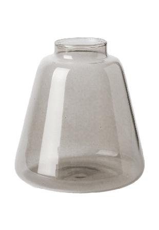 Åhléns Home Glasvas KLARA 8 cm Dekoration Grå ONESIZE