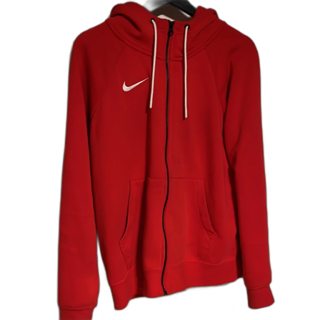 Röd nikehoodie