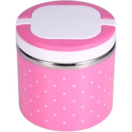 Picknicklåda, Bärbar Isolerad Lunchlåda i Rostfritt Stål