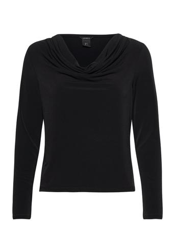 Top Josephine T-shirts & Tops Long-sleeved Svart Lindex