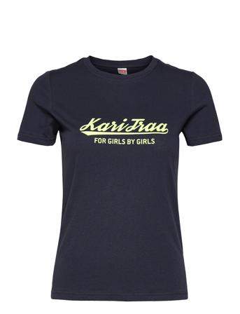 Mlster Tee T-shirt Top Blå Kari Traa